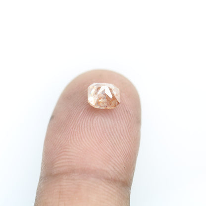 1.31 CT Natural Loose Peach Color Cushion Shape Diamond for Engagement Ring - JayKrishna Diamond