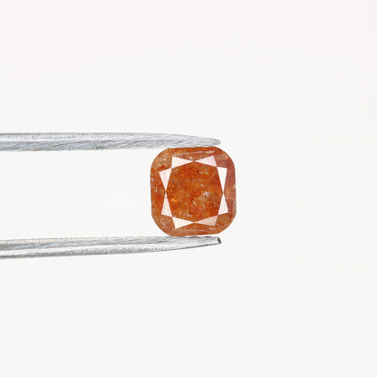 1.03 CT Natural Loose Peach Color Cushion Shape Diamond for Engagement Ring - JayKrishna Diamond