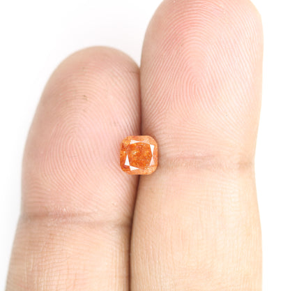 1.03 CT Natural Loose Peach Color Cushion Shape Diamond for Engagement Ring - JayKrishna Diamond
