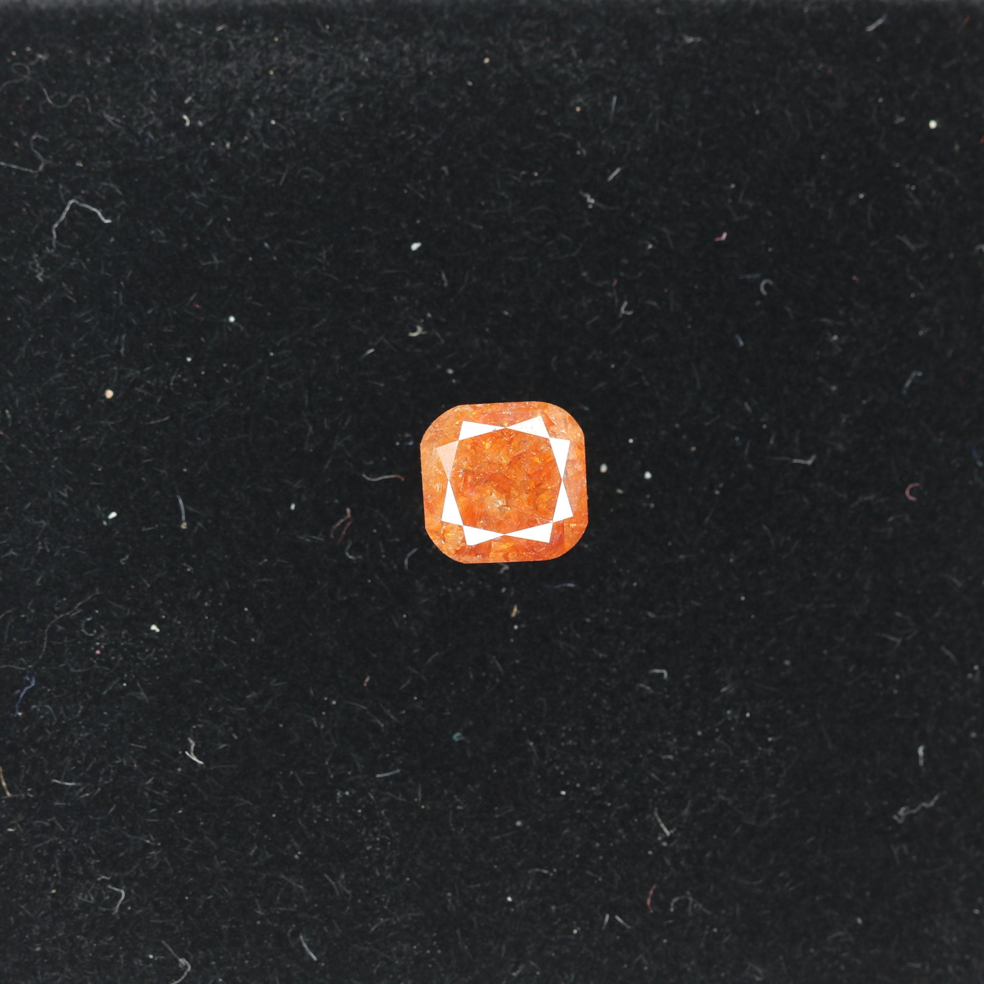 1.03 CT Natural Loose Peach Color Cushion Shape Diamond for Engagement Ring - JayKrishna Diamond