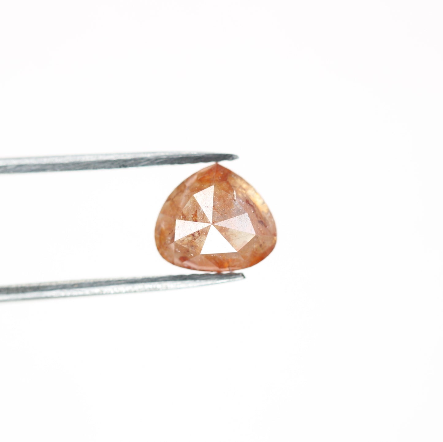 2.14 CT Natural Loose Peach Color Heart Shape Diamond for Engagement Ring - JayKrishna Diamond