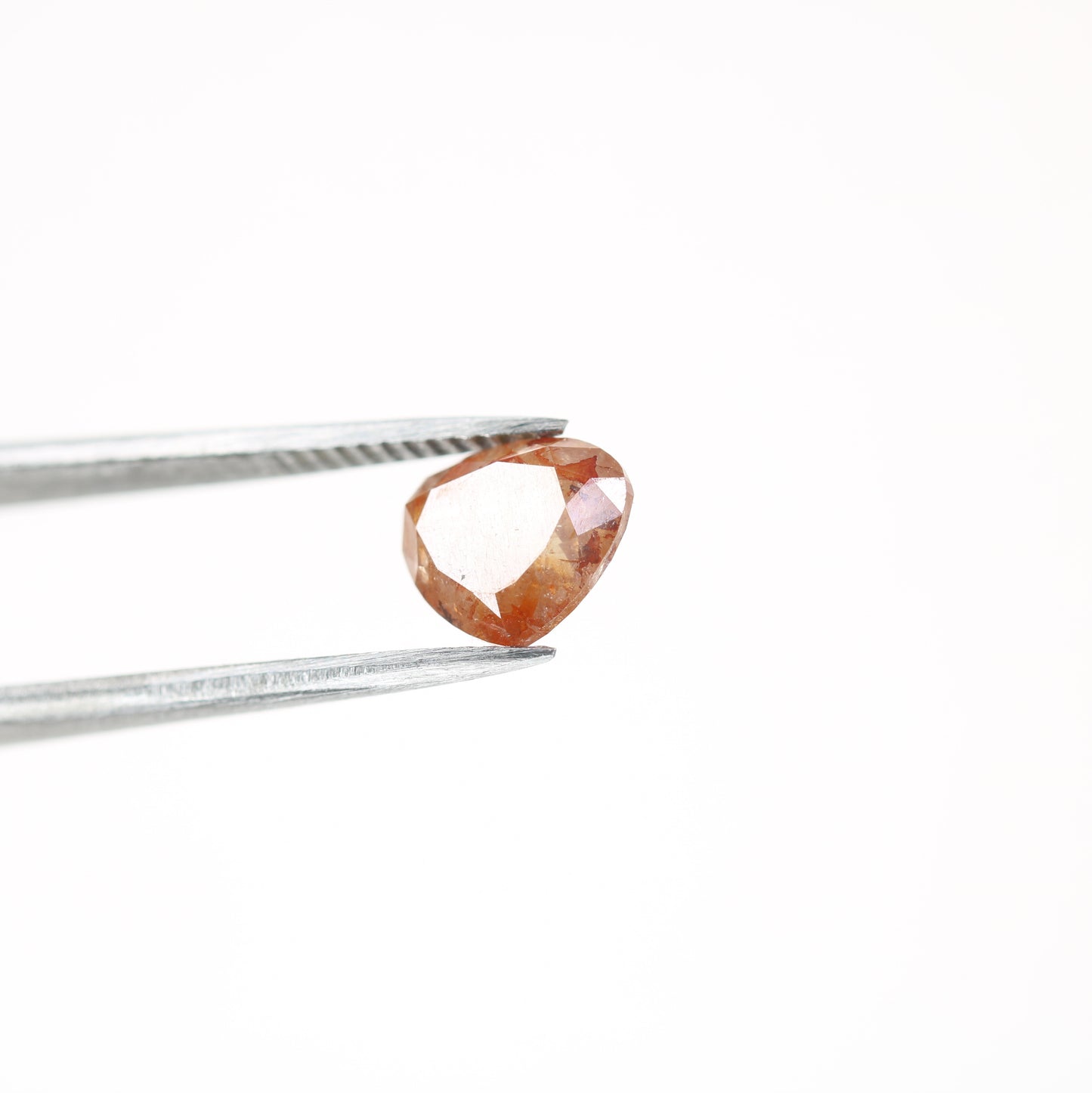 2.14 CT Natural Loose Peach Color Heart Shape Diamond for Engagement Ring - JayKrishna Diamond