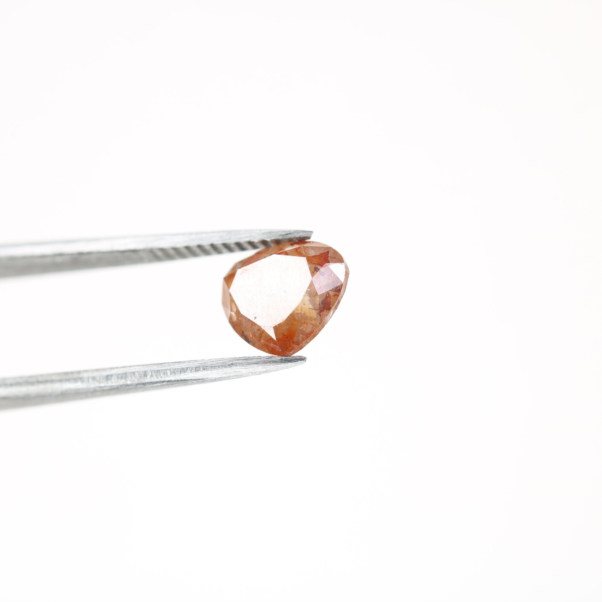 2.14 CT Natural Loose Peach Color Heart Shape Diamond for Engagement Ring - JayKrishna Diamond