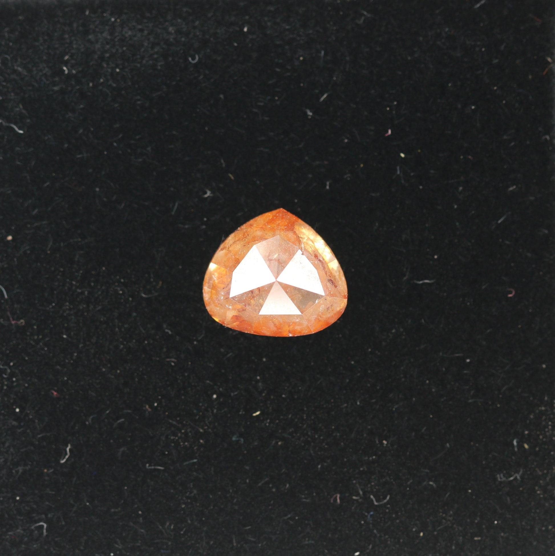 2.14 CT Natural Loose Peach Color Heart Shape Diamond for Engagement Ring - JayKrishna Diamond