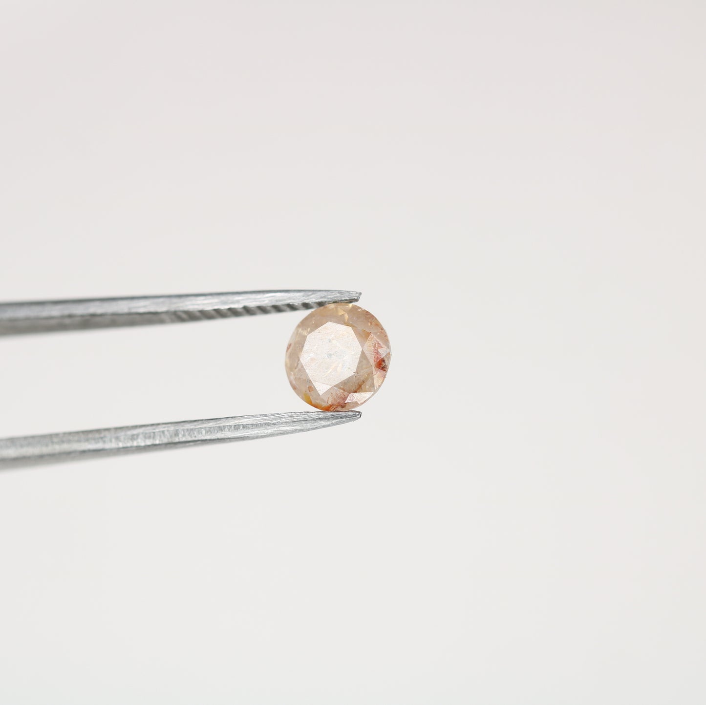 0.84 CT Natural Loose Peach Color Round Brilliant Shape Diamond for Engagement Ring - JayKrishna Diamond