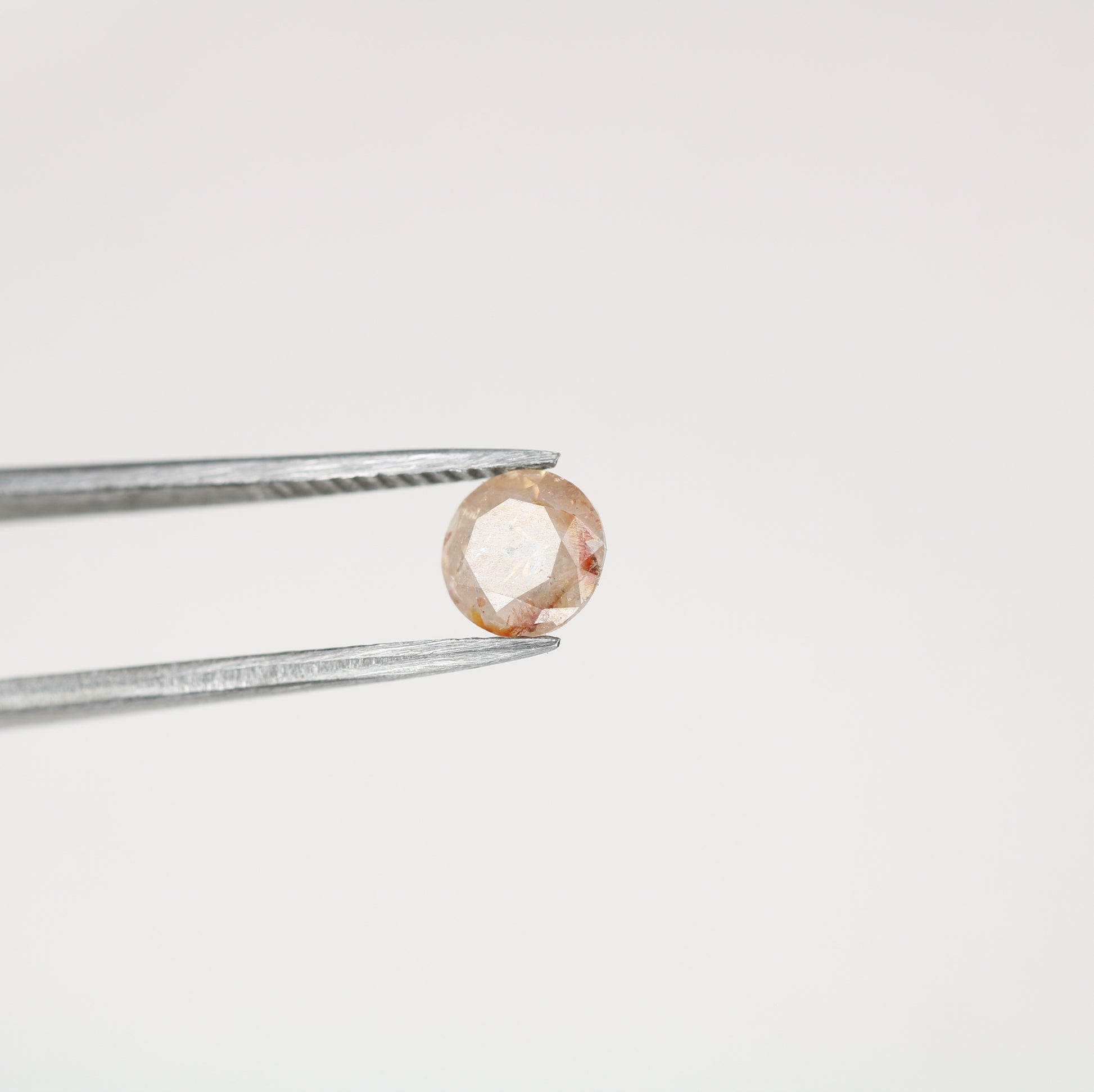 0.84 CT Natural Loose Peach Color Round Brilliant Shape Diamond for Engagement Ring - JayKrishna Diamond