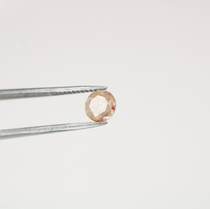 0.84 CT Natural Loose Peach Color Round Brilliant Shape Diamond for Engagement Ring - JayKrishna Diamond
