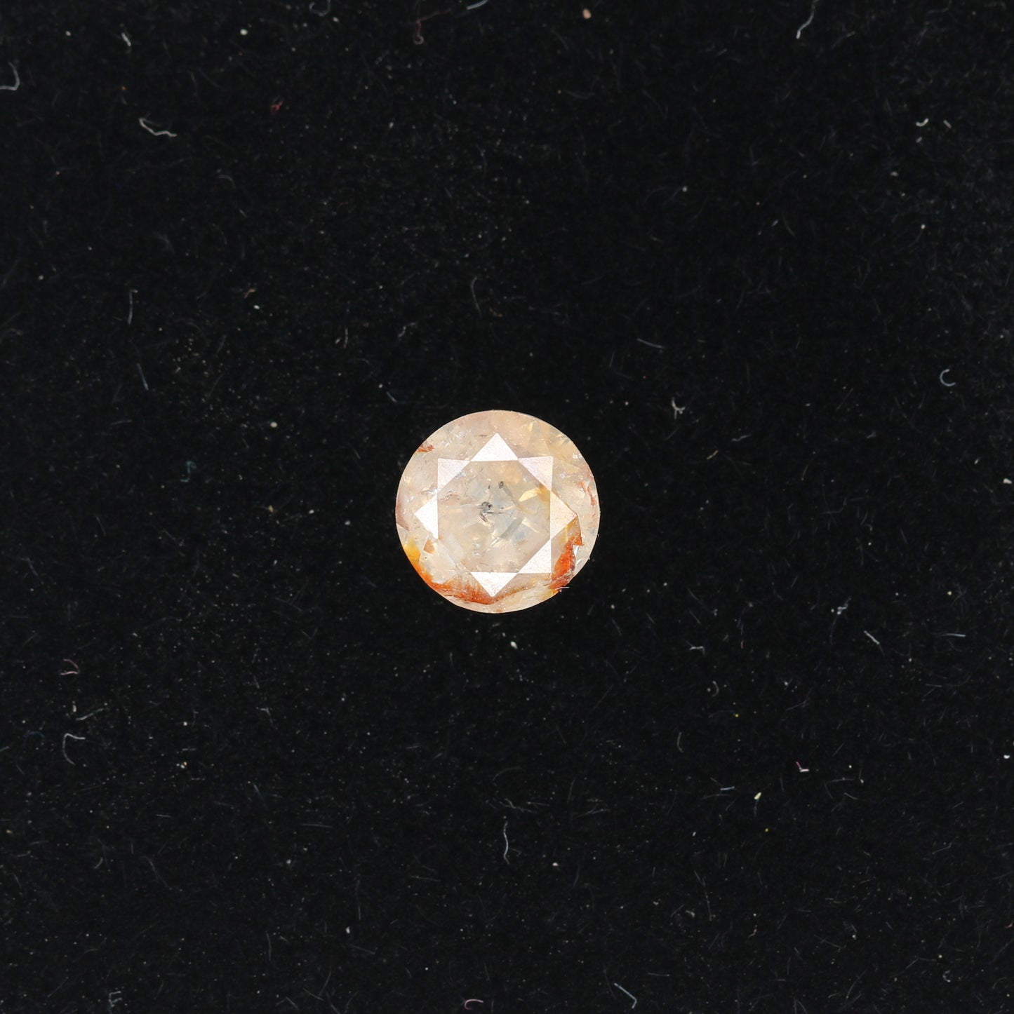 0.84 CT Natural Loose Peach Color Round Brilliant Shape Diamond for Engagement Ring - JayKrishna Diamond