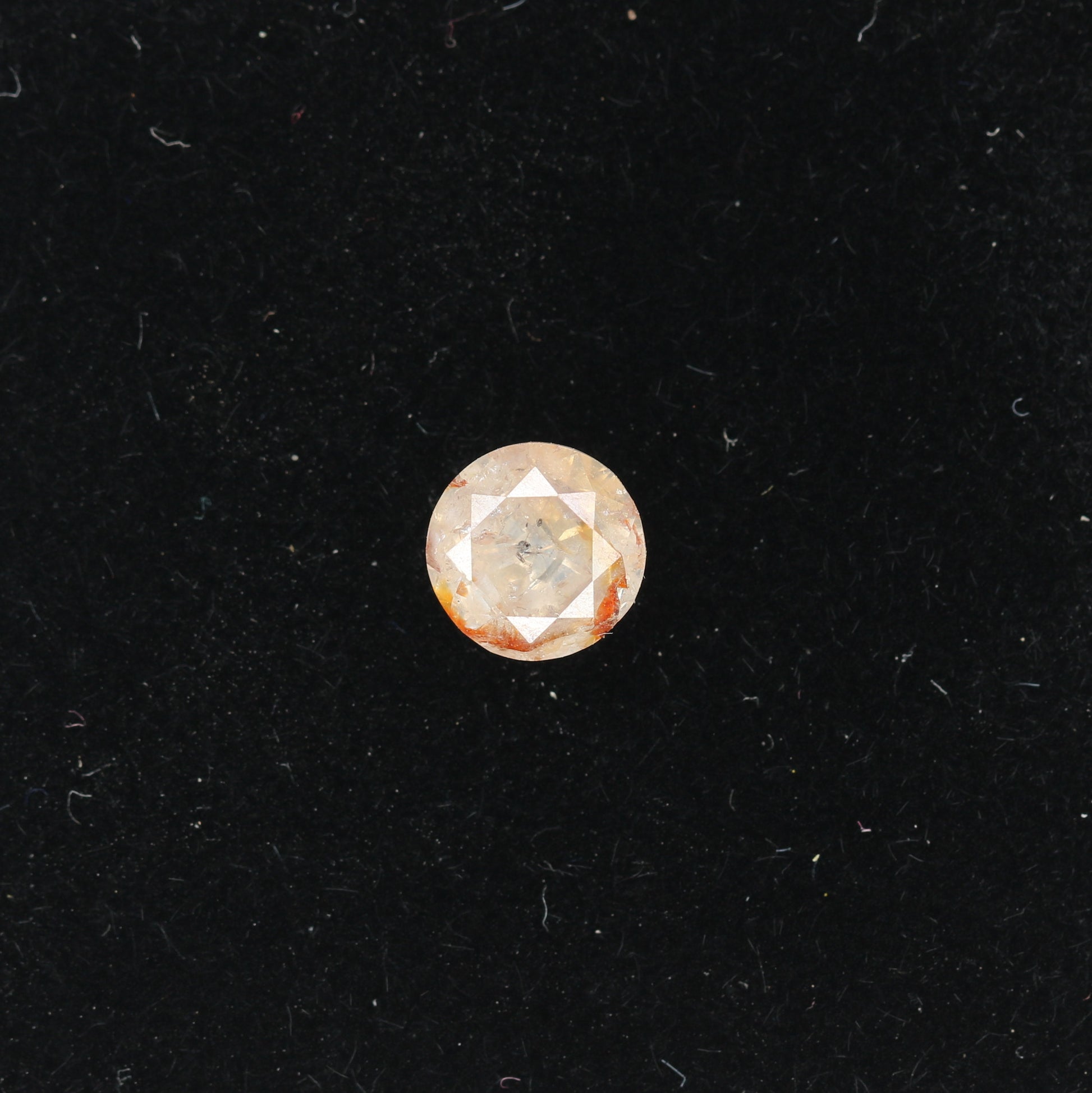 0.84 CT Natural Loose Peach Color Round Brilliant Shape Diamond for Engagement Ring - JayKrishna Diamond