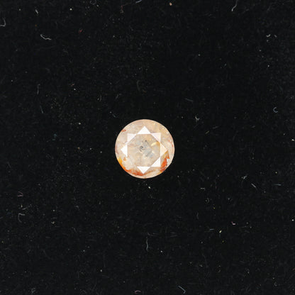 0.84 CT Natural Loose Peach Color Round Brilliant Shape Diamond for Engagement Ring - JayKrishna Diamond