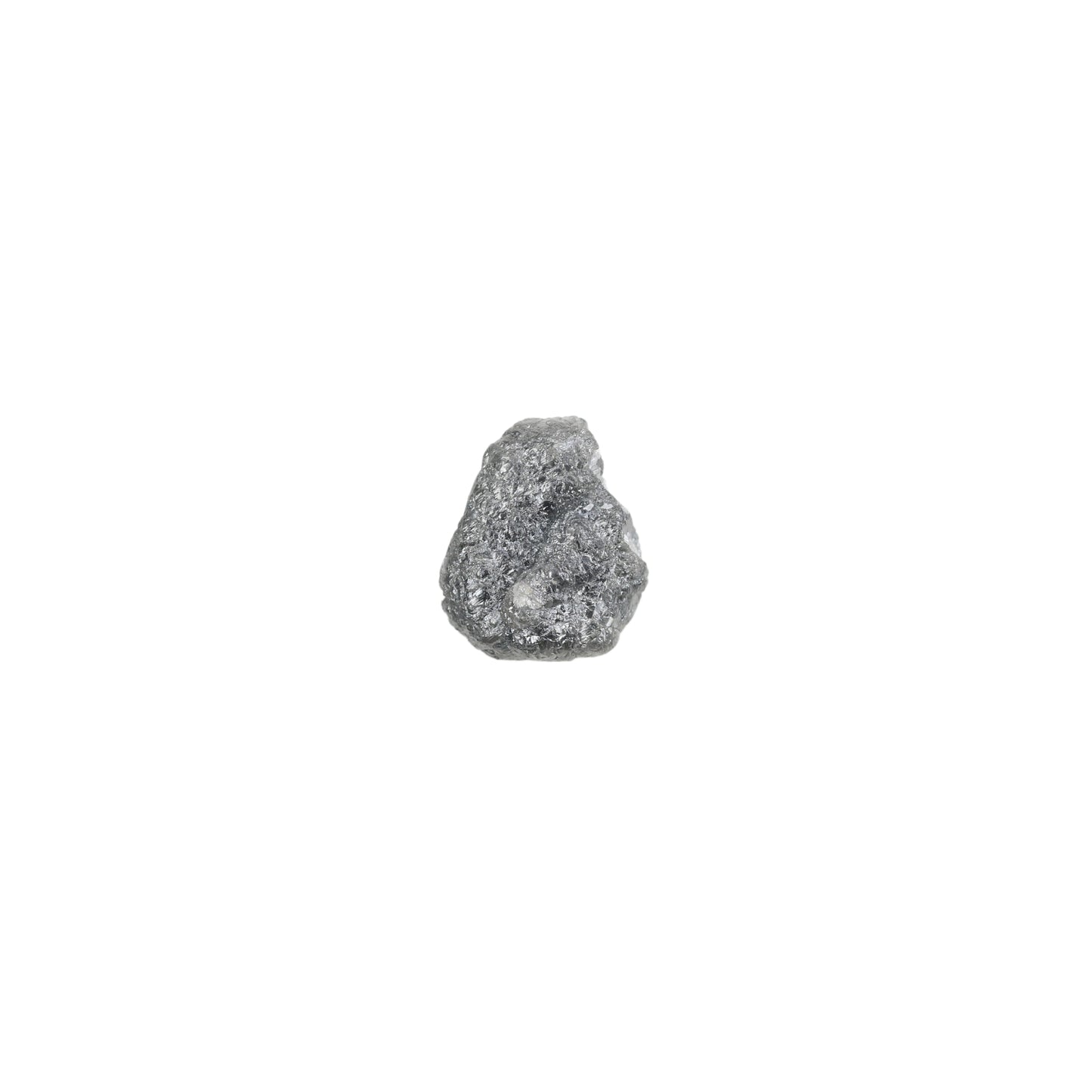 3.37 CT Fancy Salt And Pepper Grey Rough Uncut Diamond For Wedding Ring | Engagement Ring - JayKrishna Diamond