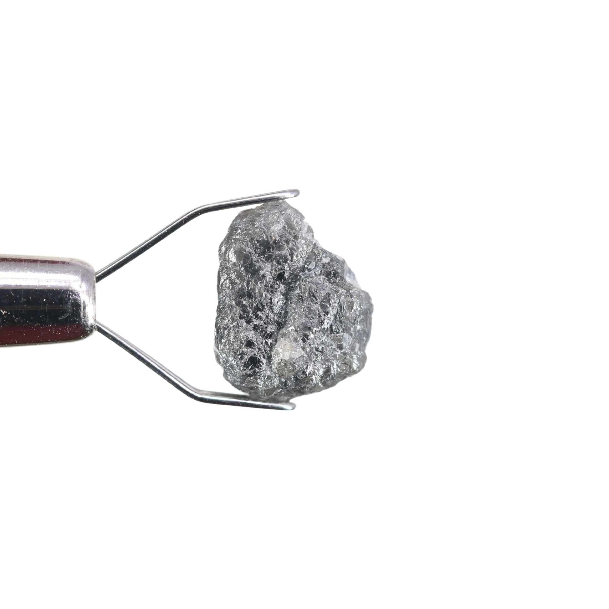 3.37 CT Fancy Salt And Pepper Grey Rough Uncut Diamond For Wedding Ring | Engagement Ring - JayKrishna Diamond