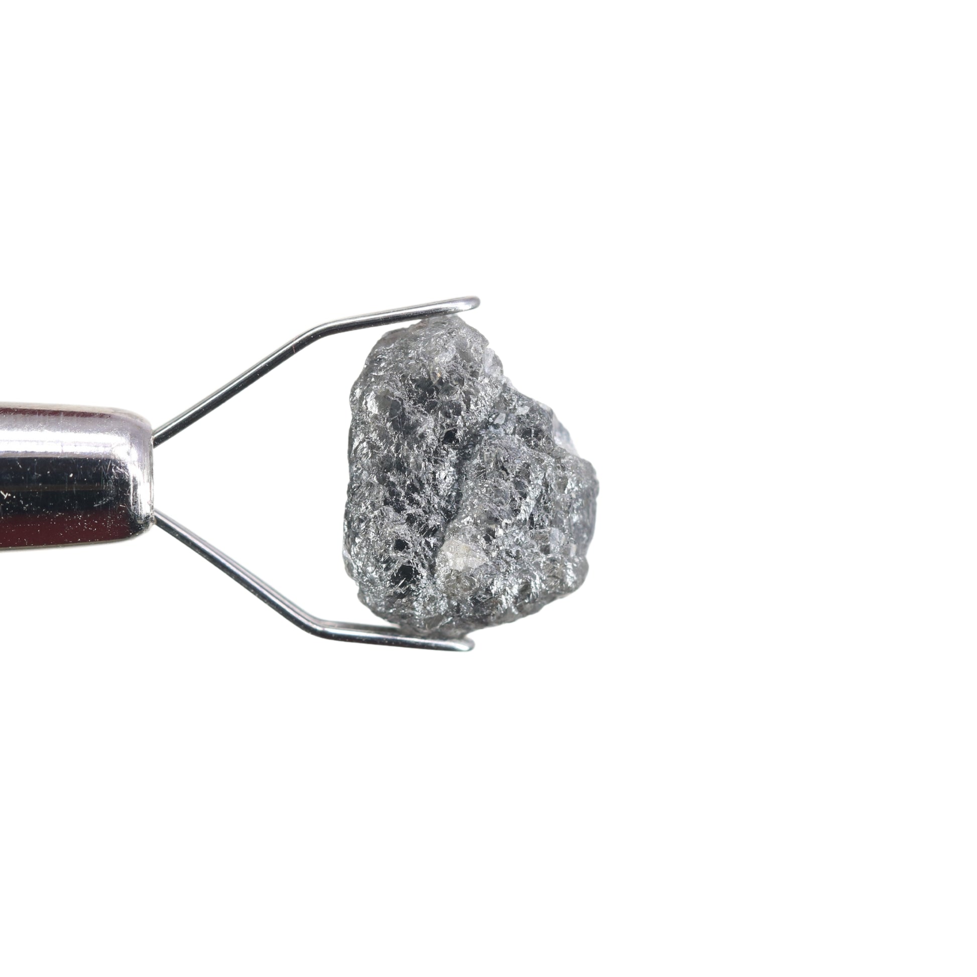 3.37 CT Fancy Salt And Pepper Grey Rough Uncut Diamond For Wedding Ring | Engagement Ring - JayKrishna Diamond