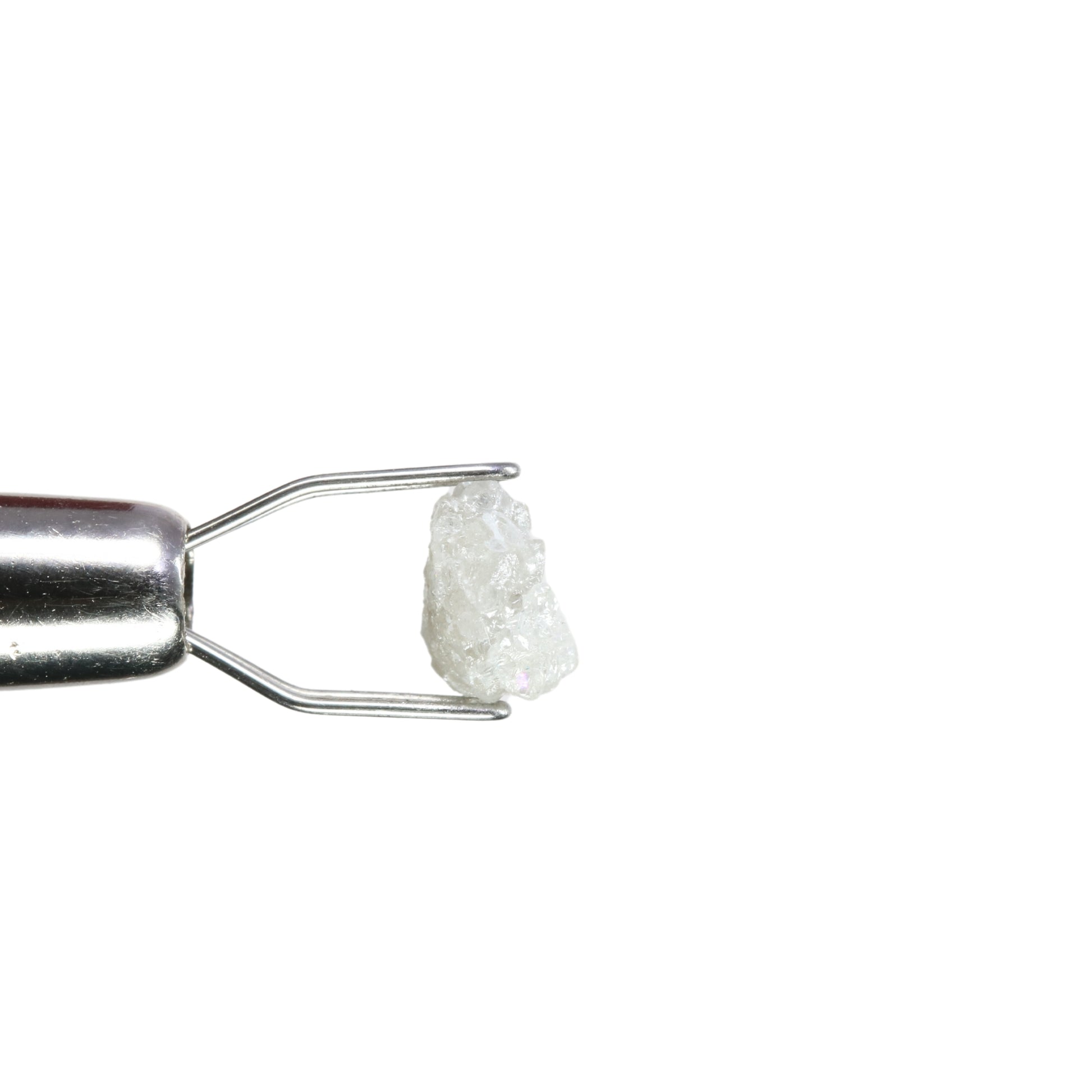 0.65 CT Snow White Rough Uncut Diamond for Engagement Ring - Unique Natural Gemstone for Custom Bridal Jewelry Designs - JayKrishna Diamond