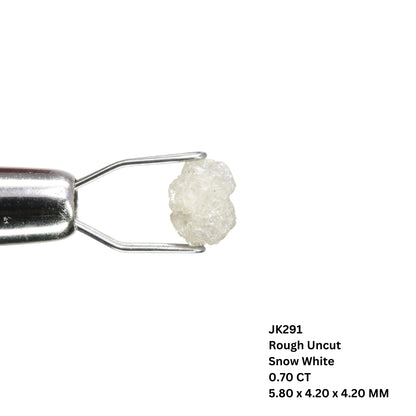 0.7 CT Natural Snow  White Rough Uncut Diamond For Anniversary Ring | Diamond  Pendant | Engagement Ring - JayKrishna Diamond