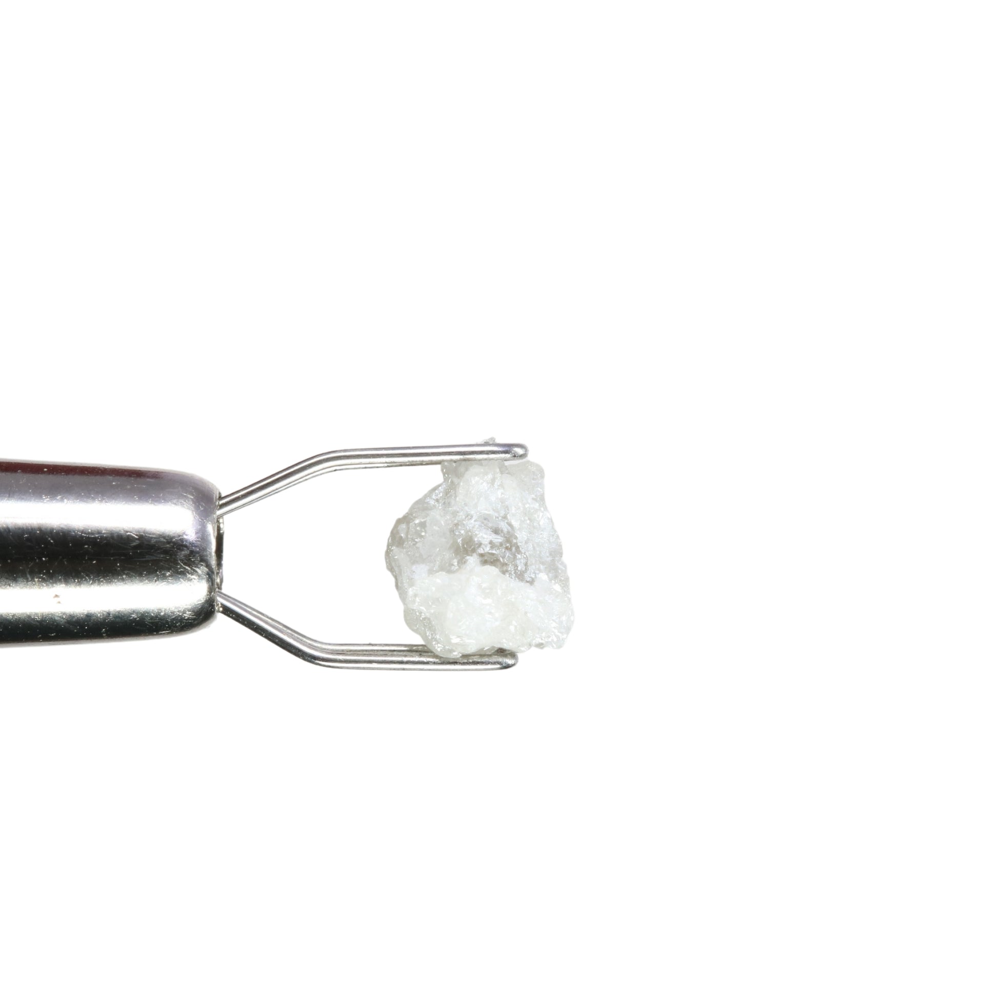 0.65 CT Snow White Rough Uncut Diamond for Engagement Ring - Unique Natural Gemstone for Custom Bridal Jewelry Designs - JayKrishna Diamond