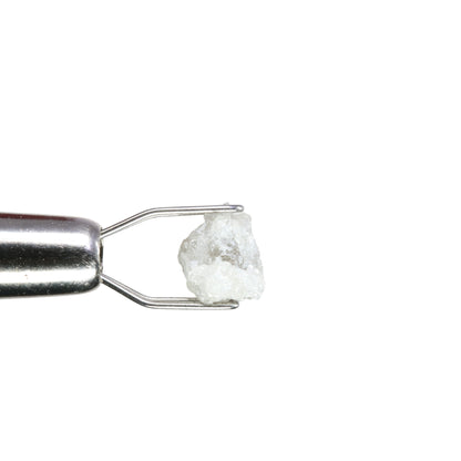0.65 CT Snow White Rough Uncut Diamond for Engagement Ring - Unique Natural Gemstone for Custom Bridal Jewelry Designs - JayKrishna Diamond