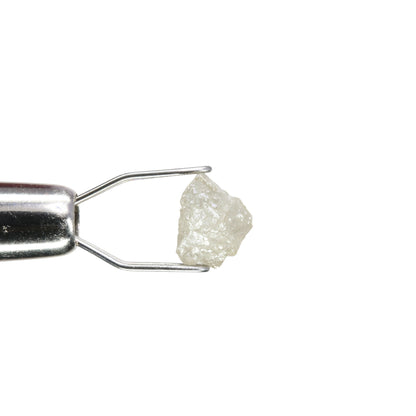 0.83 CT Snow White Rough Uncut Diamond For Engagement Ring - JayKrishna Diamond