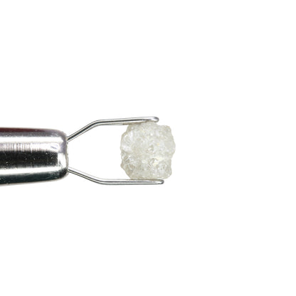 0.73 CT Fancy Snow White Rough Uncut Diamond For Wedding Ring | Gift For Girl Friend - JayKrishna Diamond