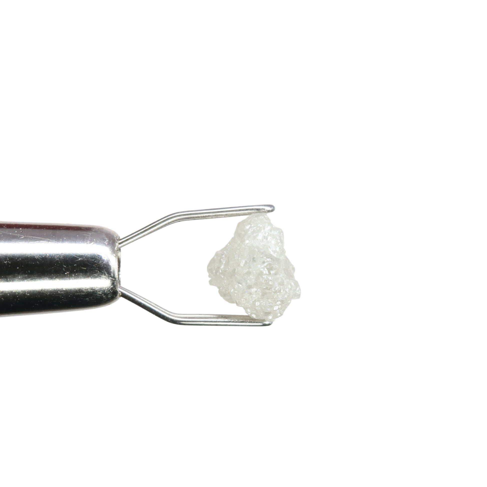 0.99 CT Rough Uncut Snow White Diamond For Halo Set Ring | Engagement Ring | Gift For Girl Friend - JayKrishna Diamond