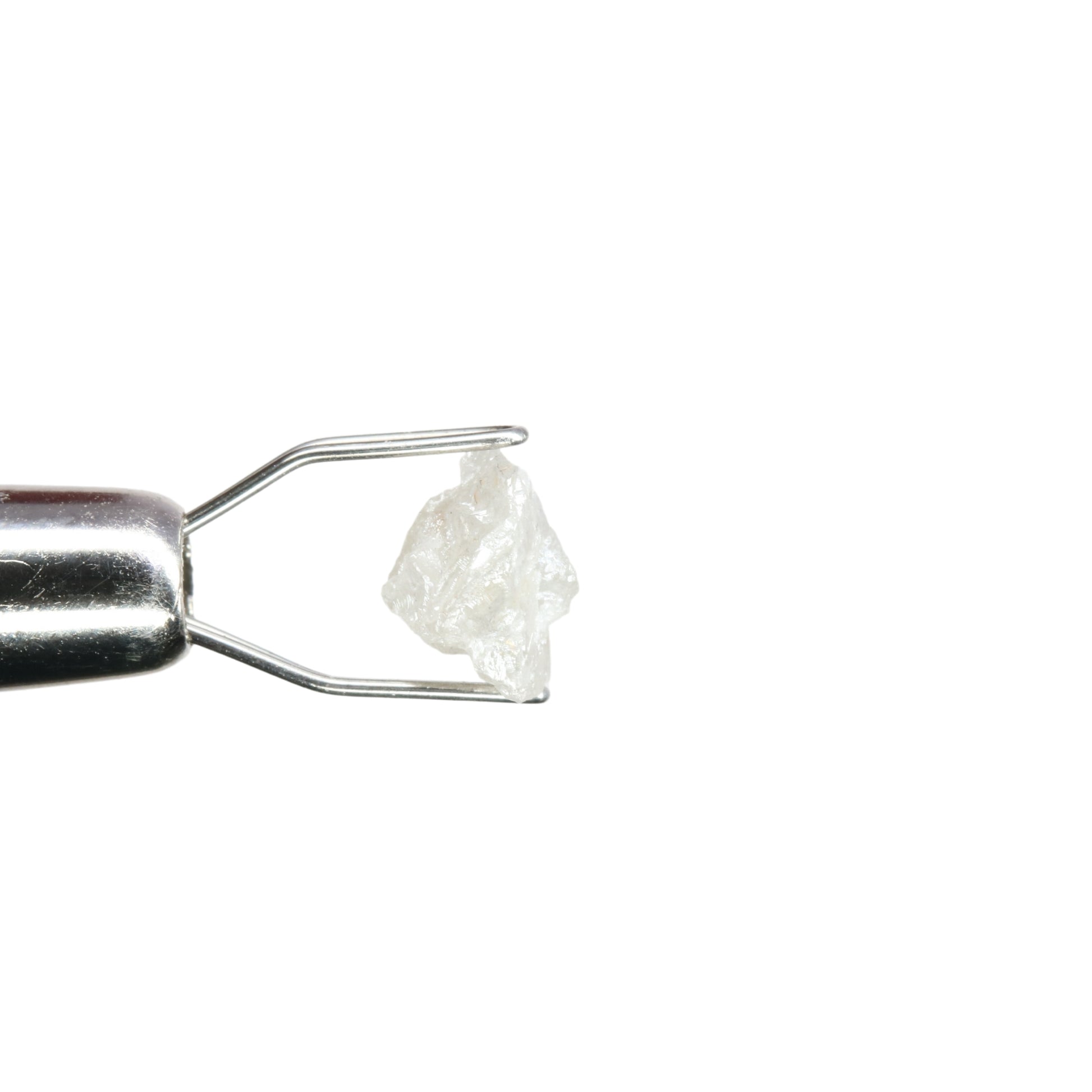 0.74 CT Rough Uncut Snow White Diamond For Wedding Ring | Gift For Daughter | Gift For Sister - JayKrishna Diamond