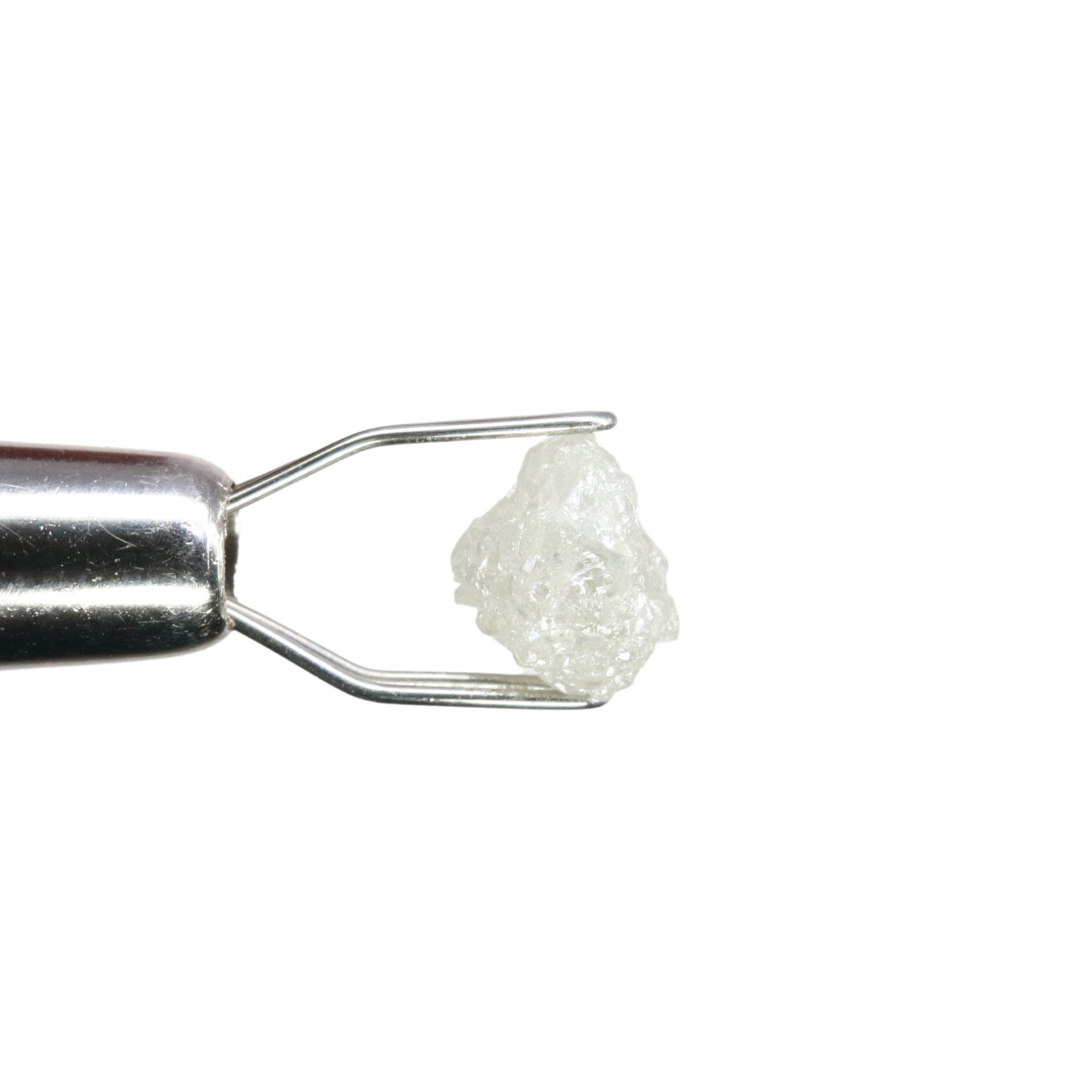 0.99 CT Rough Uncut Snow White Diamond For Halo Set Ring | Engagement Ring | Gift For Girl Friend - JayKrishna Diamond