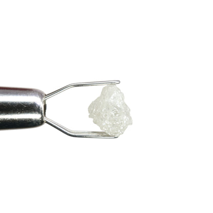 0.99 CT Rough Uncut Snow White Diamond For Halo Set Ring | Engagement Ring | Gift For Girl Friend - JayKrishna Diamond