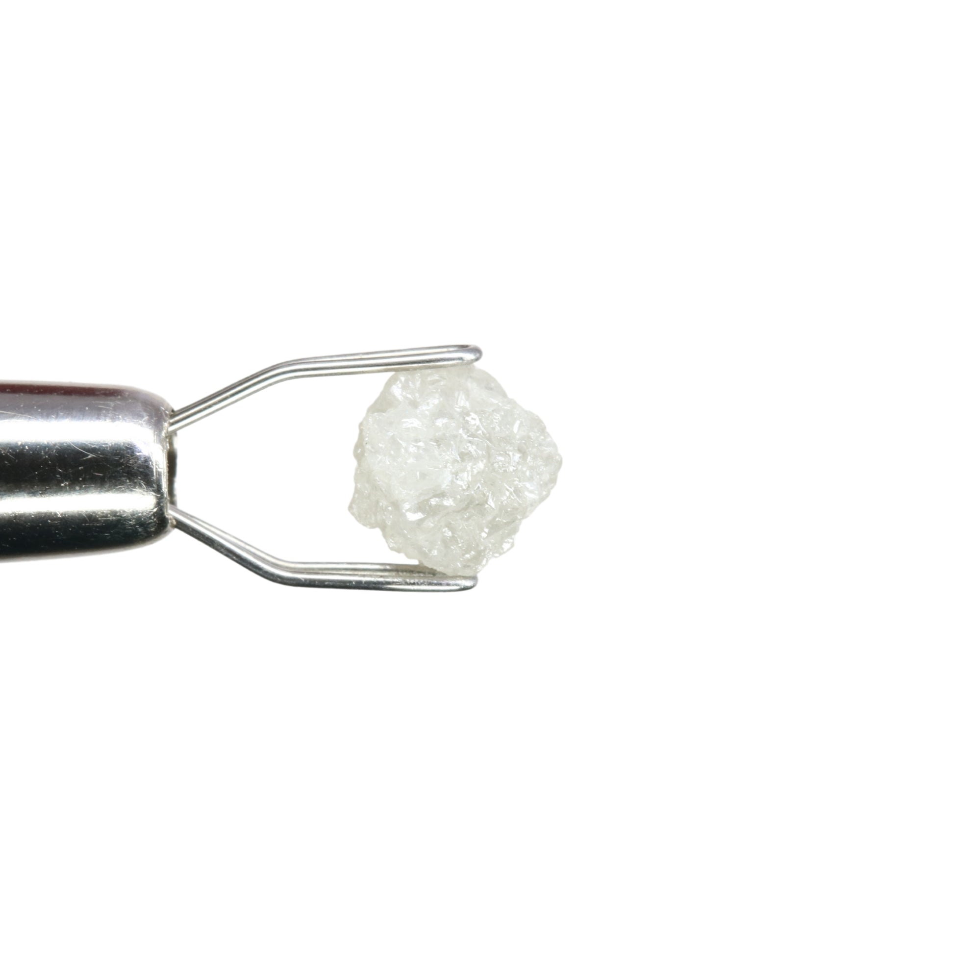 0.99 CT Rough Uncut Snow White Diamond For Halo Set Ring | Engagement Ring | Gift For Girl Friend - JayKrishna Diamond