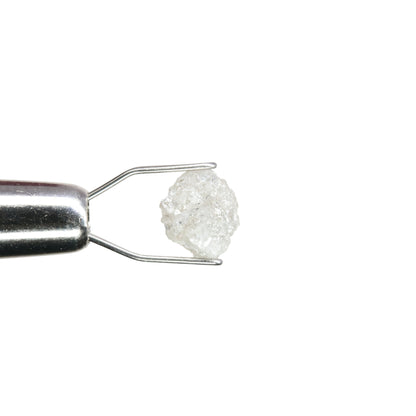 0.89 CT Rough Uncut Snow White Diamond For Proposal Ring | Engagement Ring | Wedding Ring - JayKrishna Diamond