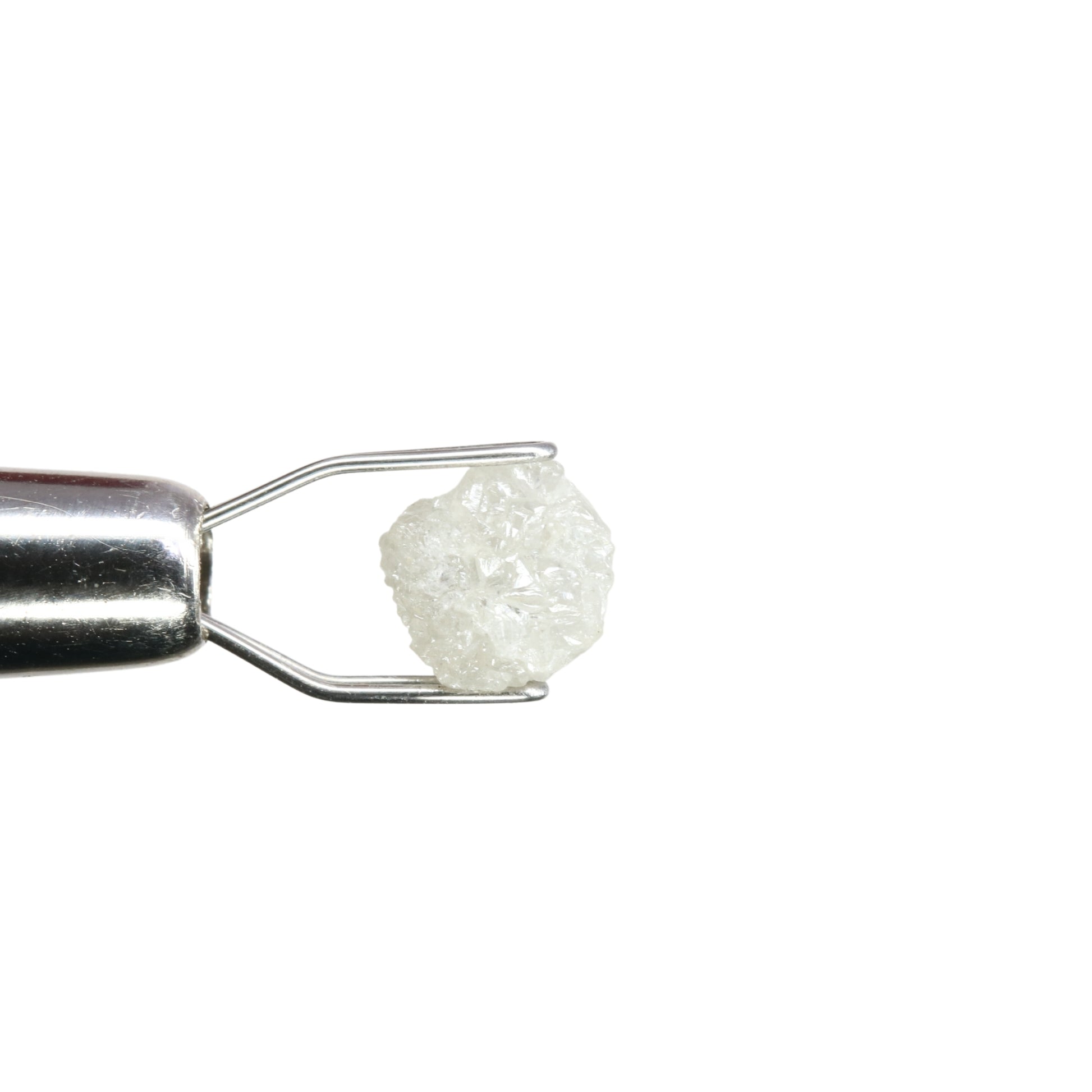 0.99 CT Rough Uncut Snow White Diamond For Halo Set Ring | Engagement Ring | Gift For Girl Friend - JayKrishna Diamond