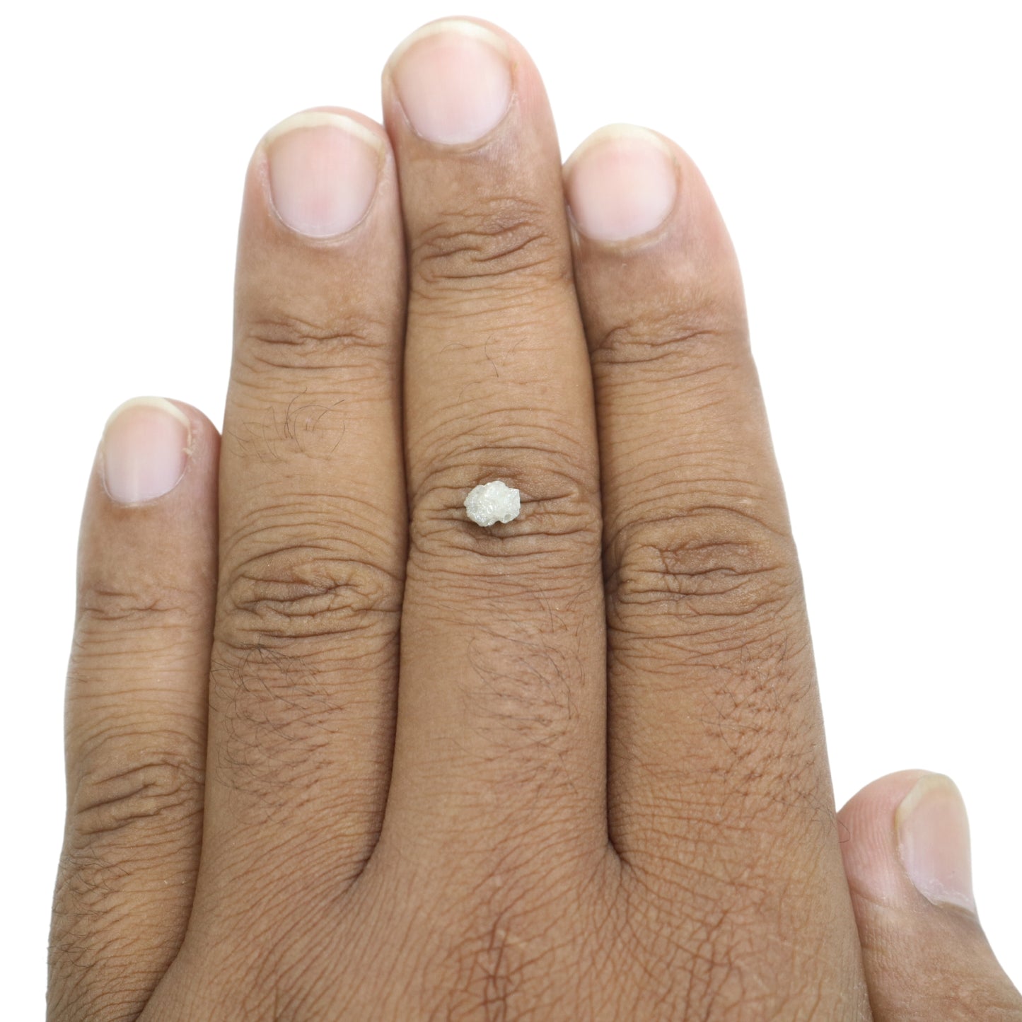 0.7 CT Natural Snow  White Rough Uncut Diamond For Anniversary Ring | Diamond  Pendant | Engagement Ring - JayKrishna Diamond