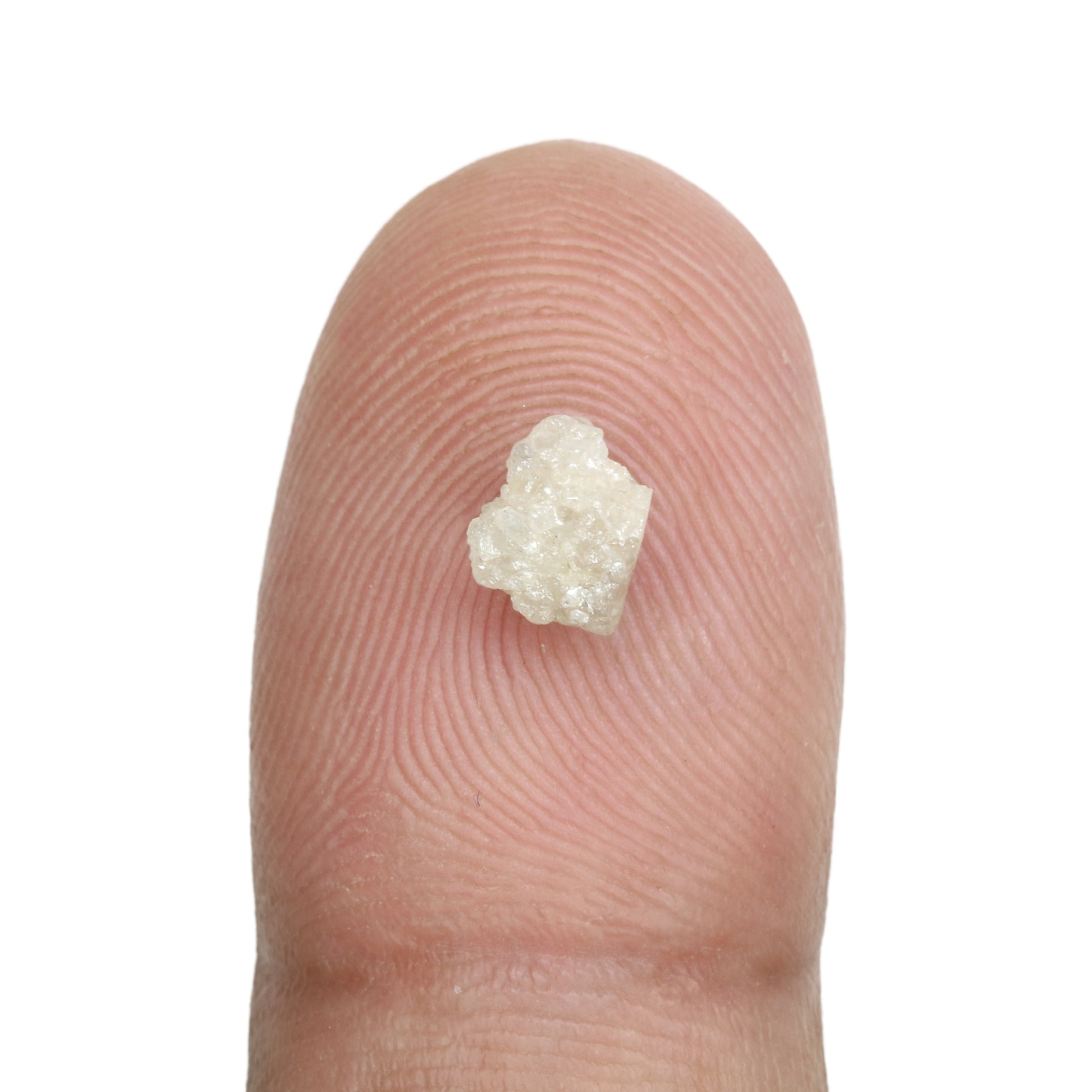 1.05 CT Rough Uncut Snow White Diamond For Statement Jewelry | Gift For Her - JayKrishna Diamond