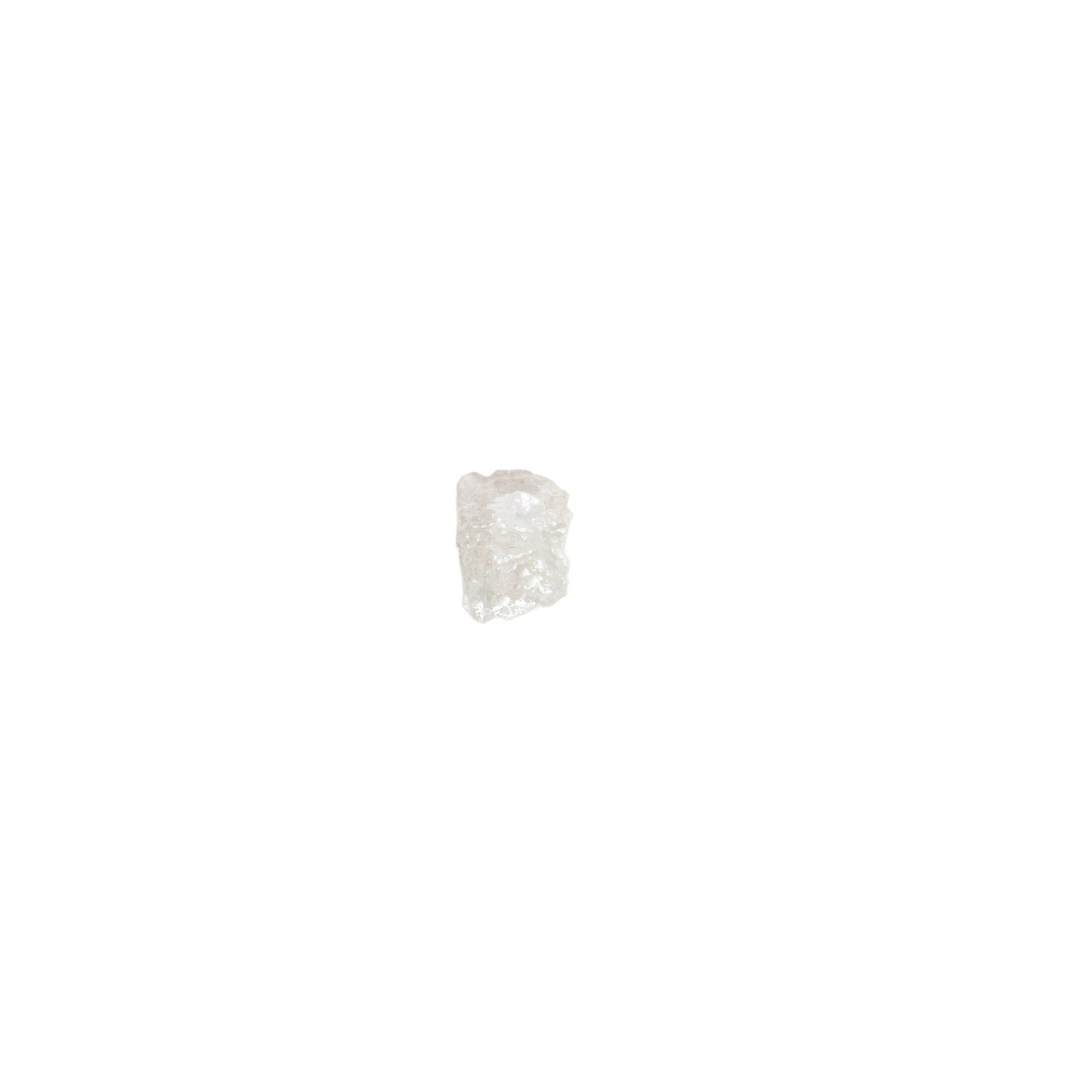 0.74 CT Rough Uncut Snow White Diamond For Wedding Ring | Gift For Daughter | Gift For Sister - JayKrishna Diamond