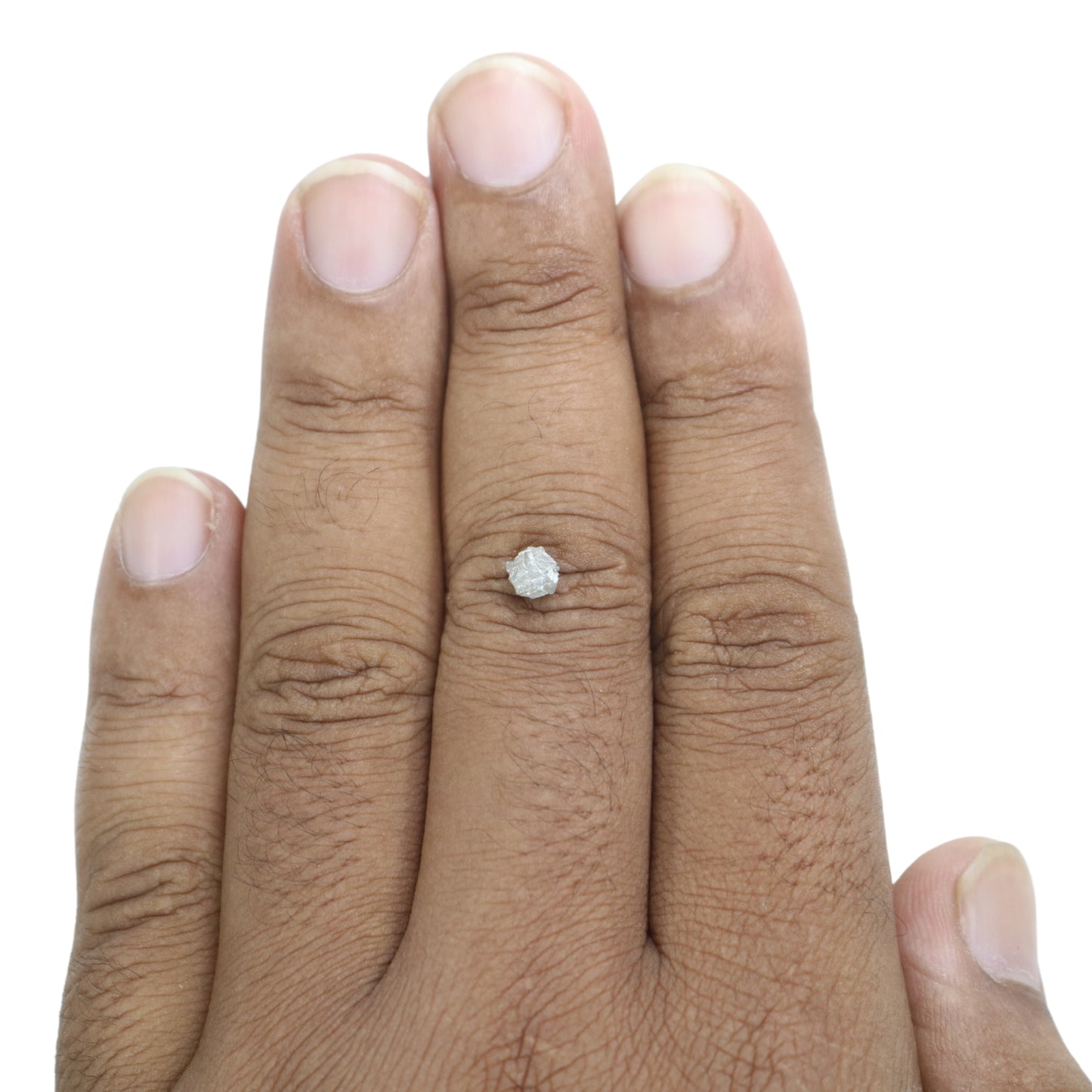 0.66 CT Loose Rough Uncut Snow White Diamond for Wedding Necklace - Unique Gemstone for Wedding Ring and Perfect Gift for Her - JayKrishna Diamond