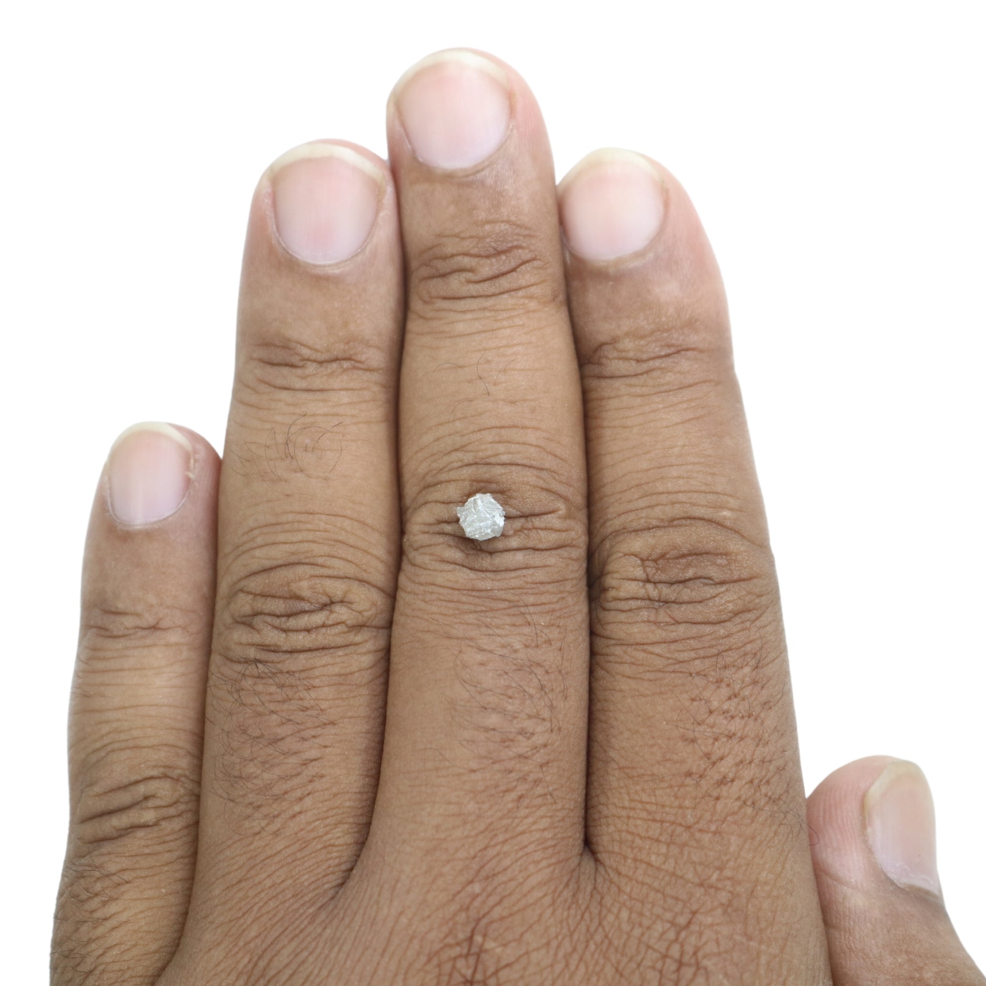 0.66 CT Loose Rough Uncut Snow White Diamond for Wedding Necklace - Unique Gemstone for Wedding Ring and Perfect Gift for Her - JayKrishna Diamond