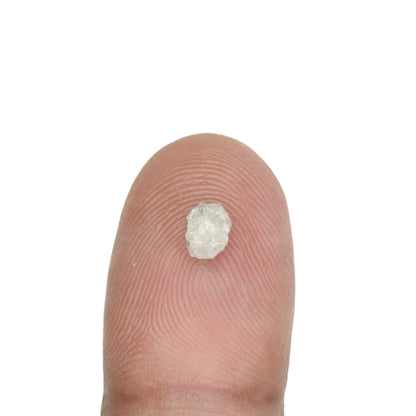 0.7 CT Natural Snow  White Rough Uncut Diamond For Anniversary Ring | Diamond  Pendant | Engagement Ring - JayKrishna Diamond