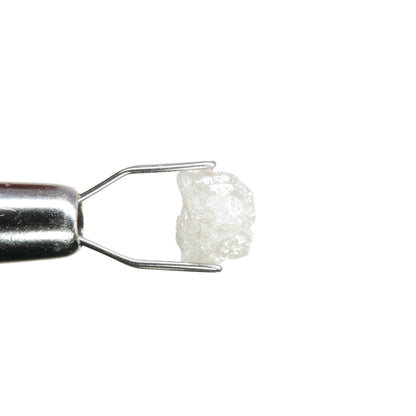 0.74 CT Rough Uncut Snow White Diamond For Wedding Ring | Gift For Daughter | Gift For Sister - JayKrishna Diamond