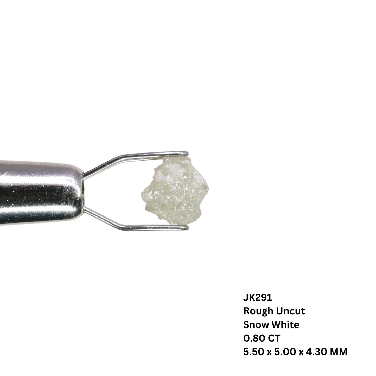 0.80 CT Snow White Rough Uncut Loose Diamond For Wedding Ring | Engagement Ring | Gift For Girl Friend - JayKrishna Diamond