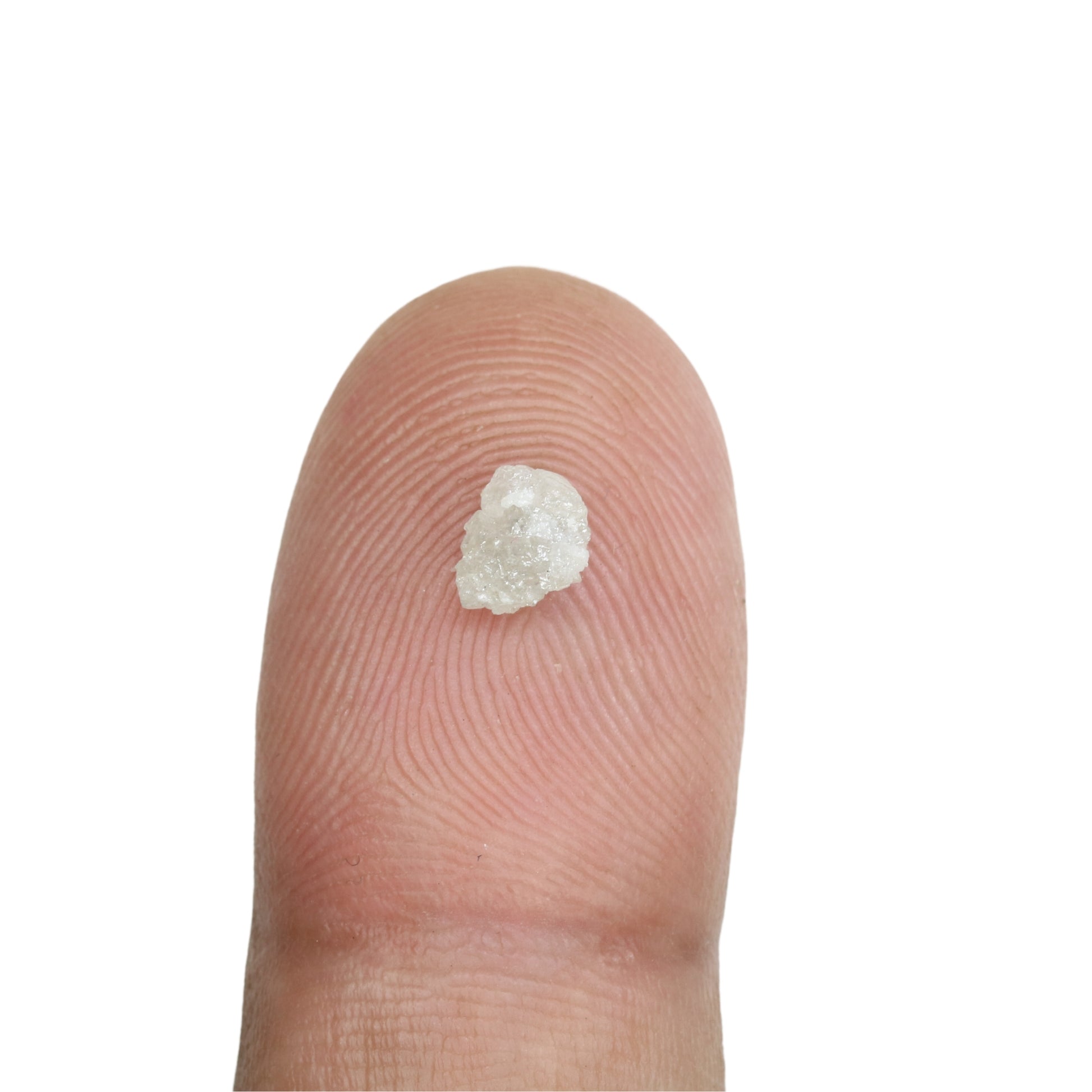 0.60 CT Snow White Rough Uncut Diamond for Wedding Jewelry: Perfect Gift for Your Wife or Sister - JayKrishna Diamond