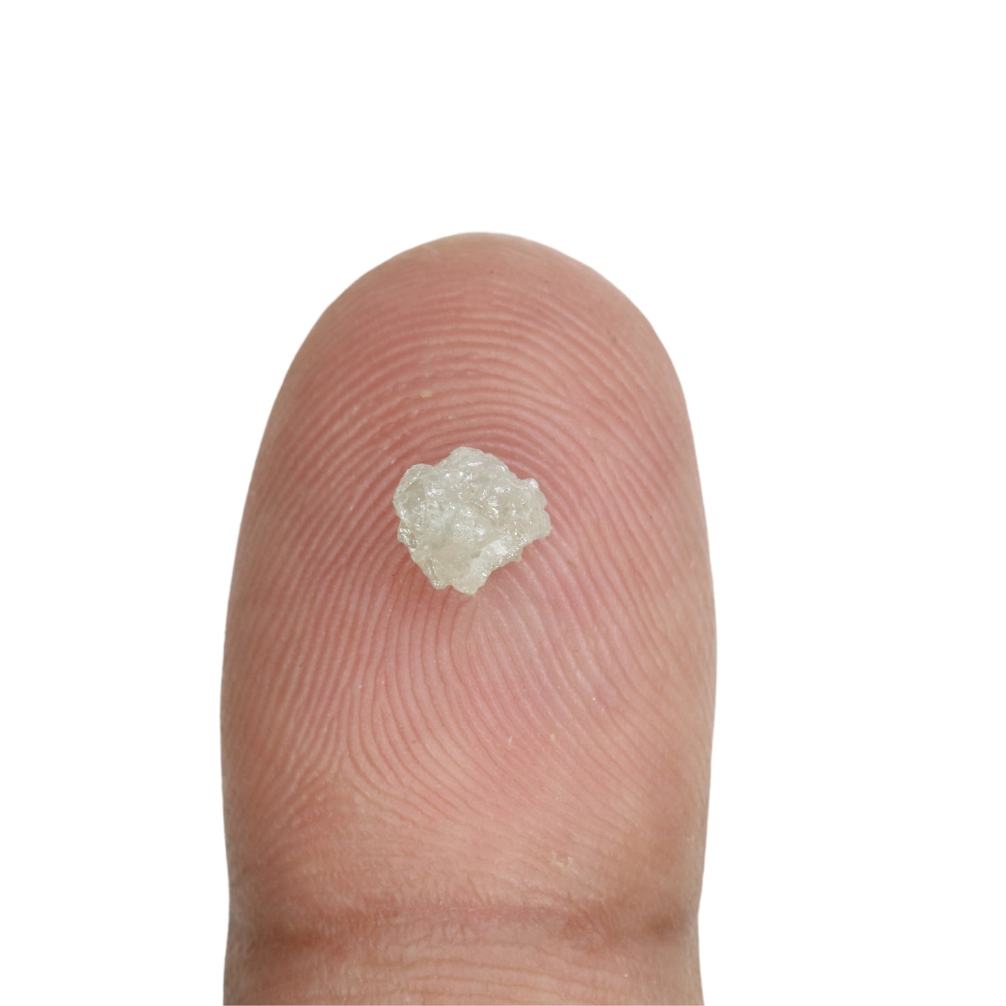 0.80 CT Snow White Rough Uncut Loose Diamond For Wedding Ring | Engagement Ring | Gift For Girl Friend - JayKrishna Diamond