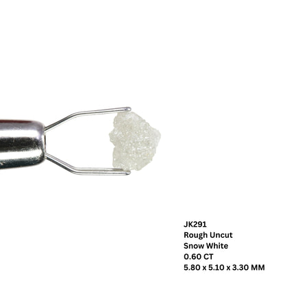0.60 CT Snow White Rough Uncut Diamond for Wedding Jewelry: Perfect Gift for Your Wife or Sister - JayKrishna Diamond