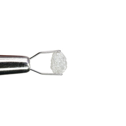 0.88 CT Snow White Rough Uncut Diamond For Wedding Ring | Gift For Her |Anniversary Gift - JayKrishna Diamond