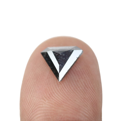 1.22 CT Salt And Pepper Rustic Diamond For Engagement Ring - JayKrishna Diamond
