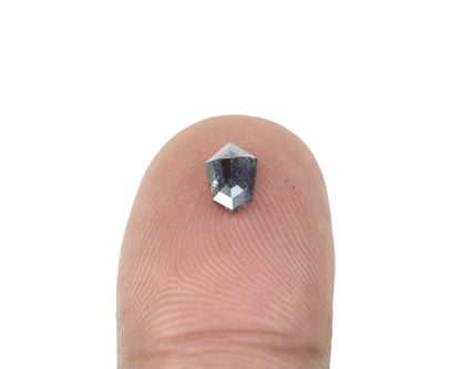 0.50 CT Hexagon Shape Salt And Pepper Diamond For Wedding Ring | Wedding Jewelry | Gift For Her - JayKrishna Diamond