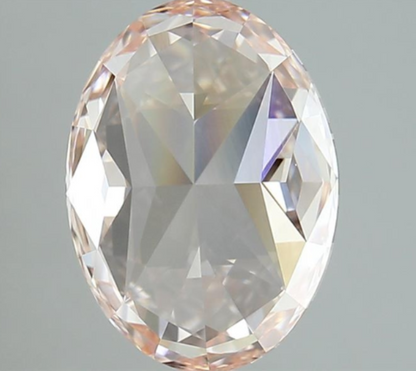 2.74 Carat Fancy Intense Pink Oval Cut Lab Grown Diamond | VVS2 Clarity | IGI Certified Loose Diamond