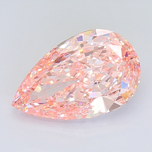 5 Carat Pear Cut Fancy Color Lab Grown Diamond | IGI Certified, Diamond for Ring