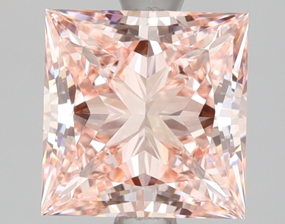 2 Carat Princess Cut Fancy Pink Lab Grown Diamond | IGI Certified Diamond for Engagement Ring