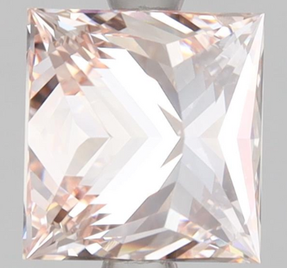 2 Carat Princess Cut Fancy Pink Lab Grown Diamond | IGI Certified Diamond for Engagement Ring
