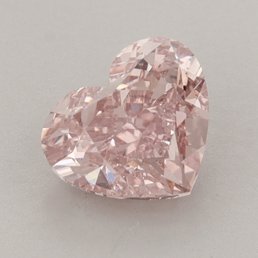 1.37 CT Heart Shape Lab Grown Diamond Fancy Intense Pink Color | IGI Certified | Lab Created Diamond for Jewelry