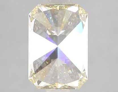 2.09 Carat Fancy Yellow Radiant Cut Lab Grown Diamond, VS1 Clarity, IGI Certified